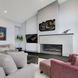 contemporary custom built home