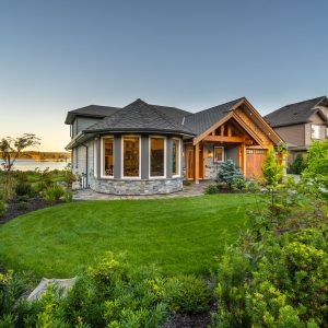Custom built timber home on Vancouver Island